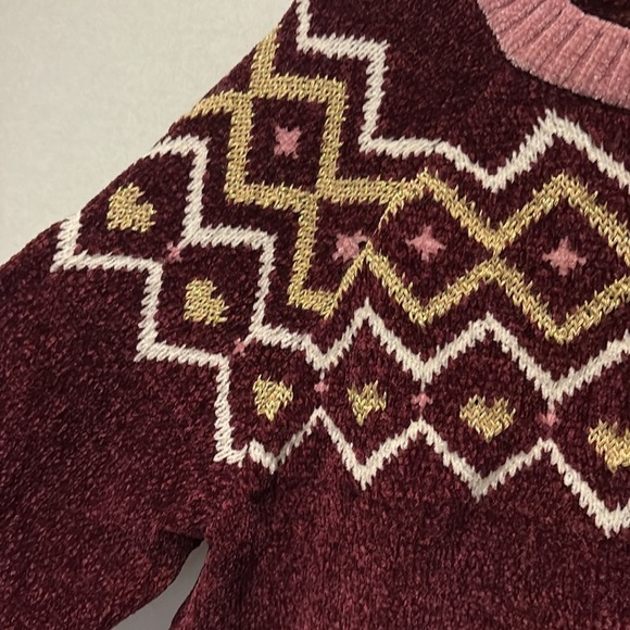 Zunie Girl - Youth Girls Long Sleeve Sweater, Soft, youth Large. Burgundy. NWT - Picture 4 of 12